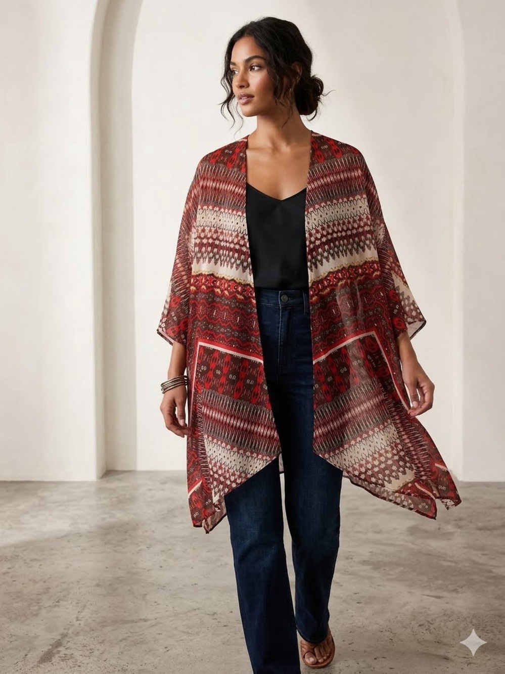 Lightweight Southwestern Design Duster